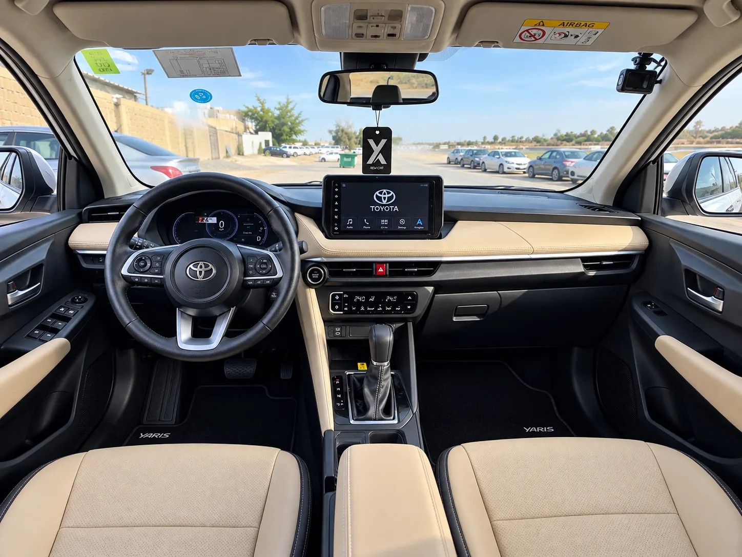 Mohammed Abdullah's vehicle — Interior Front