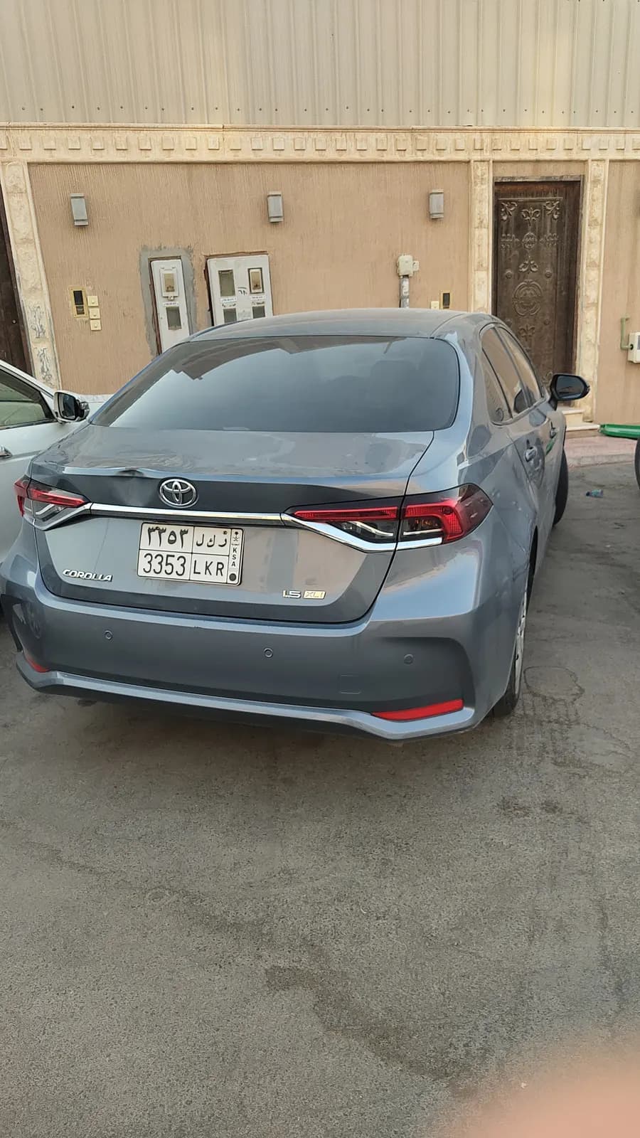 Ghulam 's vehicle — Vehicle Rear