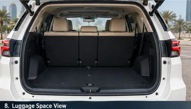 Jahid's vehicle — Luggage / Boot Space