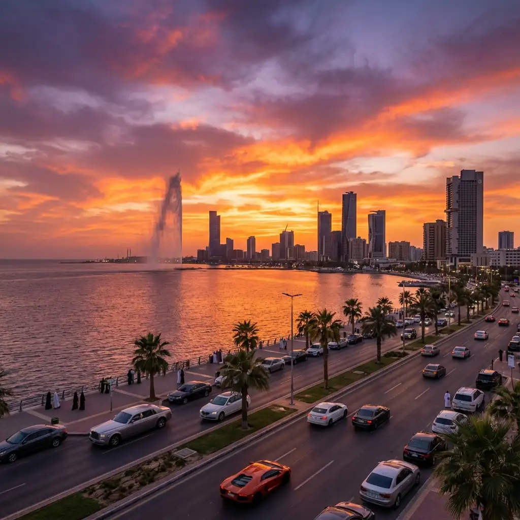 Jeddah Corniche Sunset